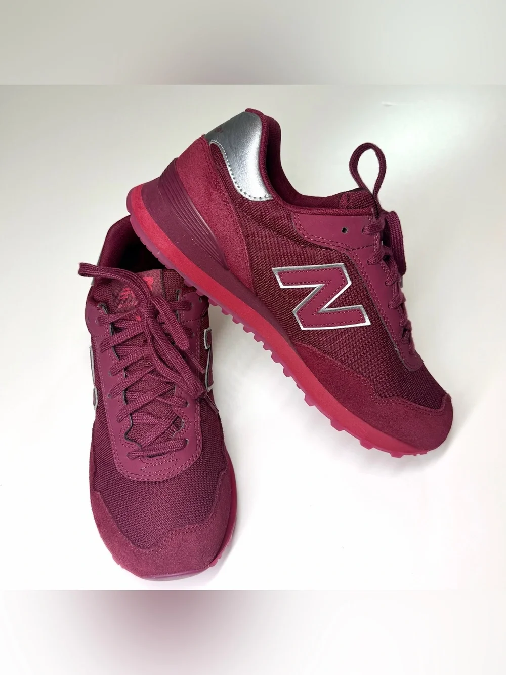 New Balance Men’s 515 Burgundy/Maroon Retro Runner Sneakers Size- 9